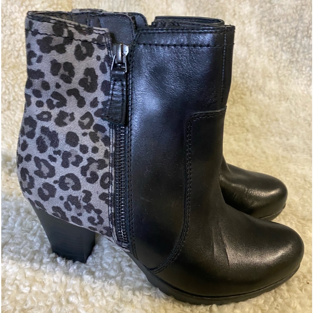 NEW Jana Sz 7 Boots w/ Animal Print Sz 7